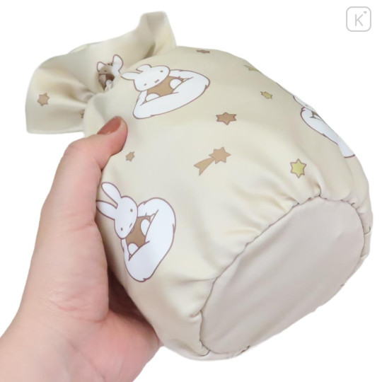 Japan Miffy Drawstring Bag - Miffy : Dreamy Night Beige Ribbon - 2