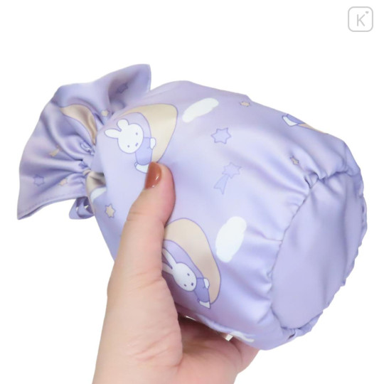 Japan Miffy Drawstring Bag - Miffy : Dreamy Night Purple Ribbon - 2