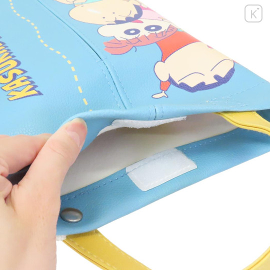 Japan Crayon Shin-chan Car Tissue Holder - Friends Blue - 3