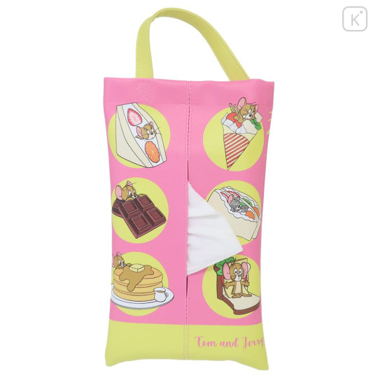 Japan Tom and Jerry Car Tissue Holder - Pink Yellow - 1
