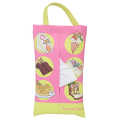 Japan Tom and Jerry Car Tissue Holder - Pink Yellow