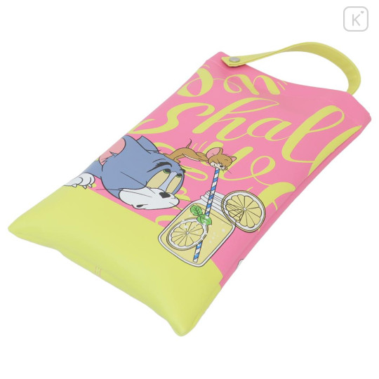 Japan Tom and Jerry Car Tissue Holder - Pink Yellow - 2
