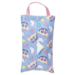 Japan Crayon Shin-chan Car Tissue Holder - Shinnosuke Nohara & Shiro : Blue