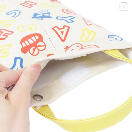 Japan Crayon Shin-chan Car Tissue Holder - Shinnosuke Nohara & Shiro : Beige - 3