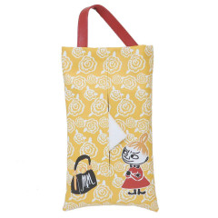 Japan Moomin Car Tissue Holder - Little My : Yellow