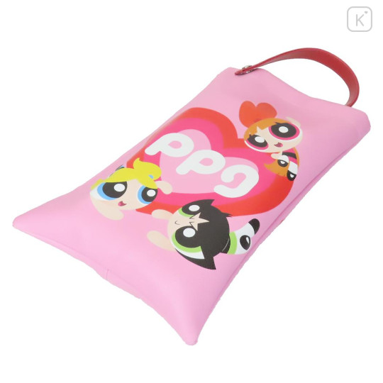 Japan The Powerpuff Girls Car Tissue Holder - Pink Heart - 2