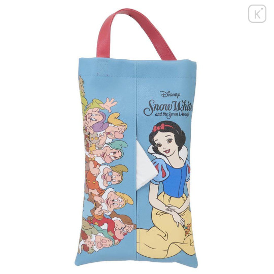 Japan Disney Car Tissue Holder - Snow White and the Seven Dwarfs : Blue - 1