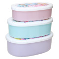 Japan Disney Nesting Food Storage Container Set - Disney Princess - 2