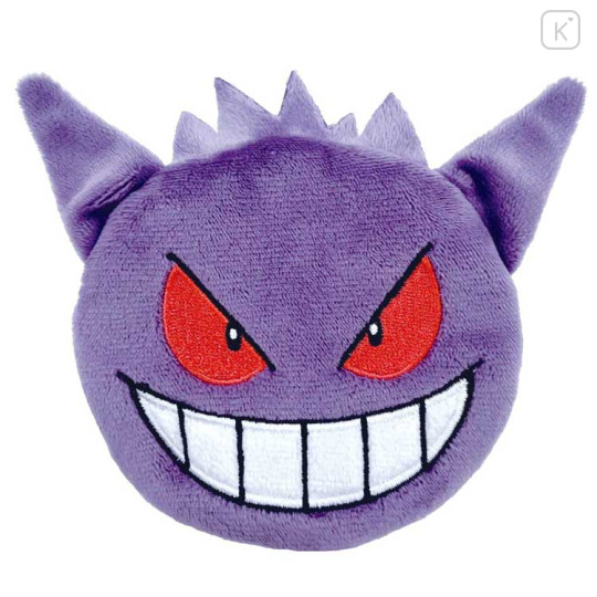 Japan Pokemon Gamaguchi Mascot Coin Case - Gengar : Face - 1