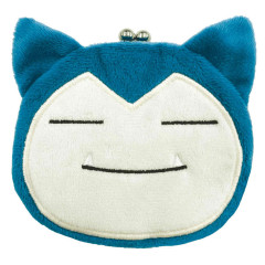 Japan Pokemon Gamaguchi Mascot Coin Case - Snorlax : Face