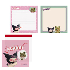 Japan Sanrio Square Memo - Kuromi : Netflix B