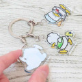 Japan Sanrio Acrylic Keychain 3 Charm - Pekkle : 35th Anniversary Rice - 2