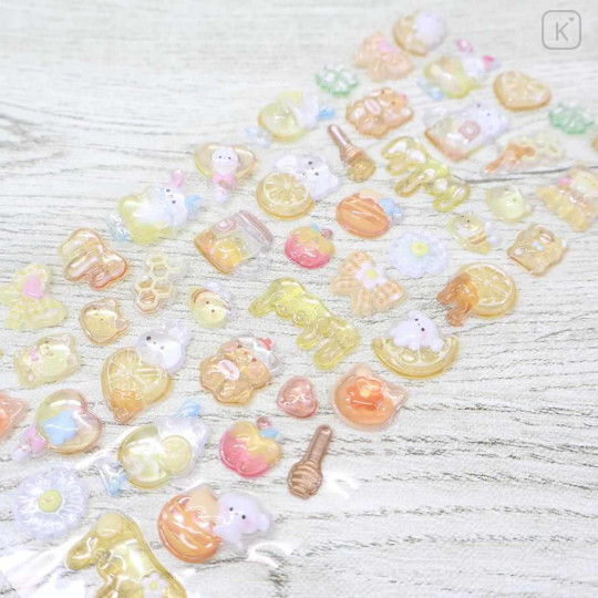 Japan Bonbon Drop Seal 3D Sticker - Honey Animal - 2