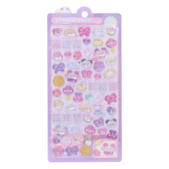 Japan Bonbon Drop Seal 3D Sticker - Purple Pink Animal