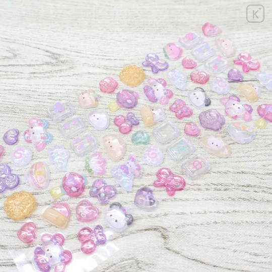 Japan Bonbon Drop Seal 3D Sticker - Purple Pink Animal - 2