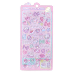 Japan Bonbon Drop Seal 3D Sticker - Purple Pink Dessert Animal