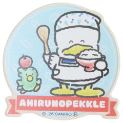 Japan Sanrio Acrylic Sticker - Pekkle : 35th Anniversary Rice