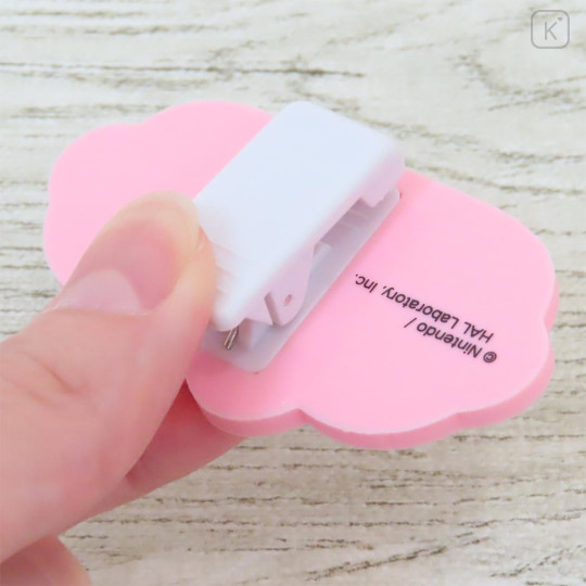 Japan Kirby Rubber Clip - Kirby Play With Waddle Dee Onigiri Rice Ball - 2