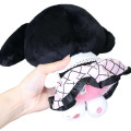 Japan Sanrio Plush Toy (S) - My Melody : Black Pink Grid Dress - 2
