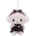 Japan Sanrio Mascot Holder - My Sweet Piano : Black Grid Dress - 1