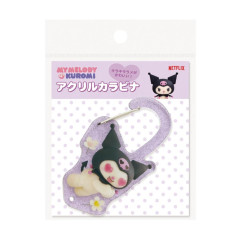 Japan Sanrio Acrylic Carabiner - Kuromi : Netflix Love