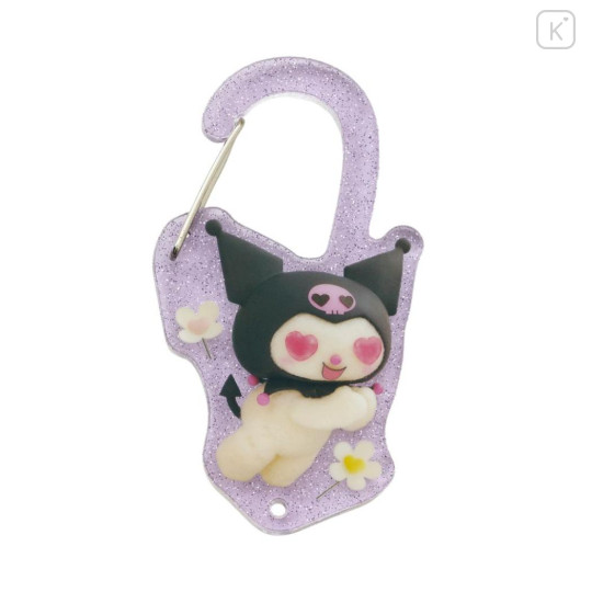 Japan Sanrio Acrylic Carabiner - Kuromi : Netflix Love - 2