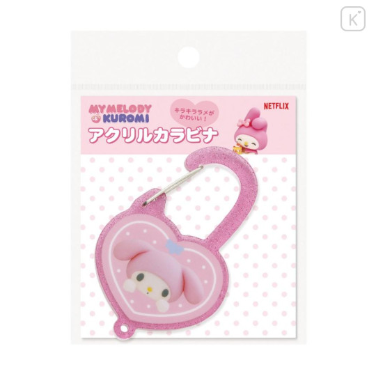 Japan Sanrio Acrylic Carabiner - My Melody : Netflix Heart - 1