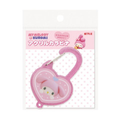 Japan Sanrio Acrylic Carabiner - My Melody : Netflix Heart