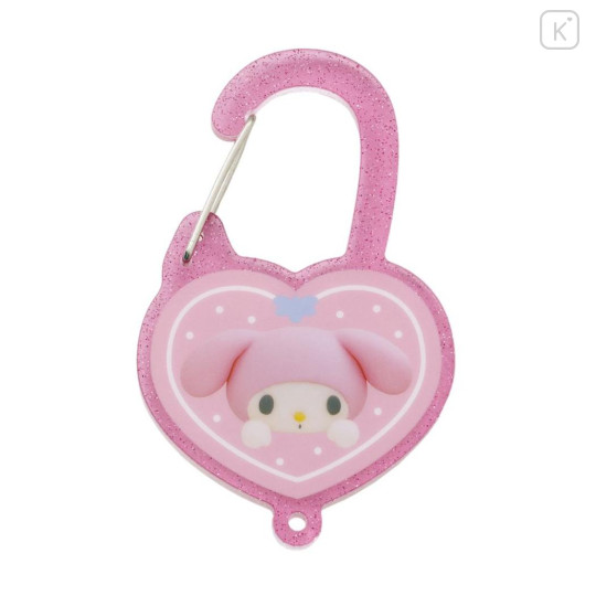 Japan Sanrio Acrylic Carabiner - My Melody : Netflix Heart - 2