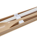 Japan Pokemon Chopsticks 18cm & Spoon with Case - Pikachu : number 025 Brown - 3