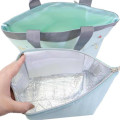 Japan Pokemon Tote Bag with Insulated Pouch - Pikachu : number 025 Light Turquoise - 4