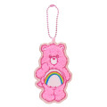 Japan Care Bears Embroidered Patch Mascot Bag Charm Keychain - Cheer Bear - 1