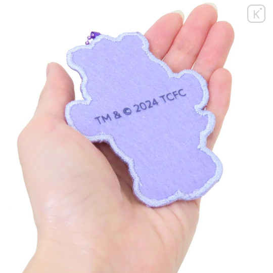 Japan Care Bears Embroidered Patch Mascot Bag Charm Keychain - Harmony Bear - 2