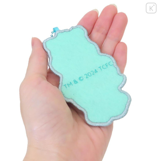 Japan Care Bears Embroidered Patch Mascot Bag Charm Keychain - Wish Bear - 2