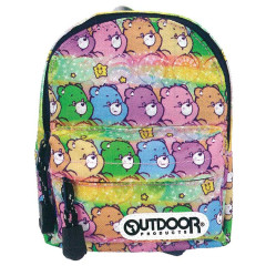 Japan Care Bears Outdoor Backpack Bag Pen Case - Colorful