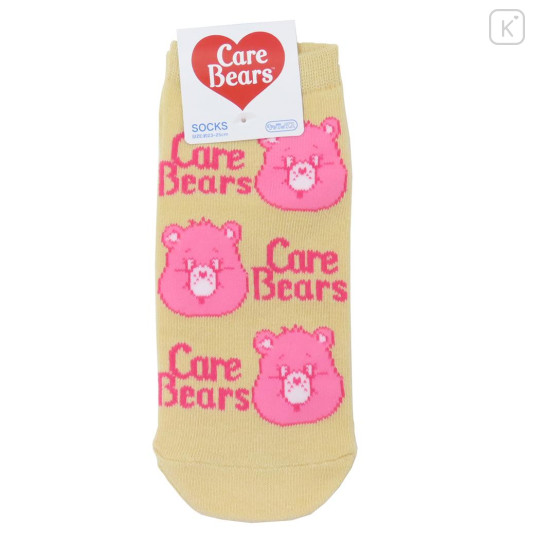 Japan Care Bears Socks - Love-A-Lot Bear Face - 1