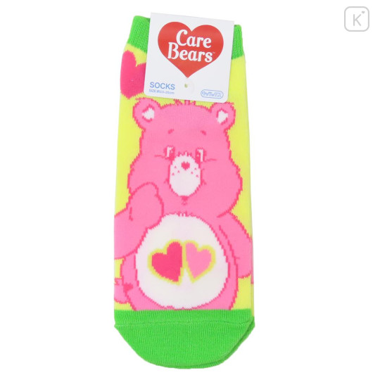 Japan Care Bears Socks - Love-A-Lot Bear Green - 1