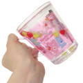 Japan Care Bears Glitter Snow Globe Plastic Cup - Love You Pink - 2