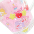 Japan Care Bears Glitter Snow Globe Plastic Cup - Love You Pink - 3