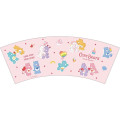 Japan Care Bears Glitter Snow Globe Plastic Cup - Love You Pink - 4