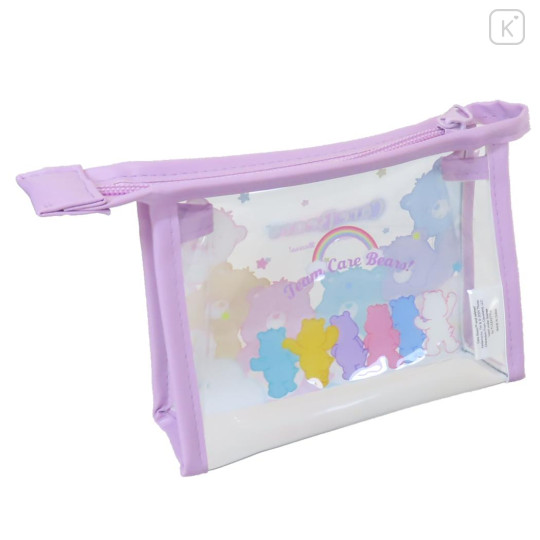 Japan Care Bears Clear Cosmetic Pouch - Purple - 2