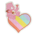 Japan Care Bears Vinyl Sticker - Love A Lot Bear Rainbow Heart - 1