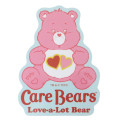 Japan Care Bears Vinyl Sticker - Love A Lot Bear Sitting - 1