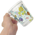 Japan Sesame Street Glitter Snow Globe Plastic Cup - Happy Face - 2