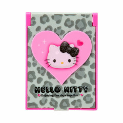 Japan Sanrio Original Folding Mirror - Hello Kitty : Monotone Animal