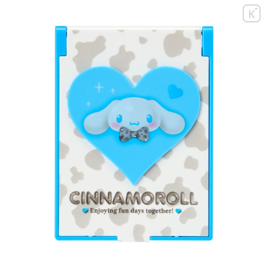 Japan Sanrio Original Folding Mirror - Cinnamoroll : Monotone Animal - 1