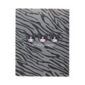 Japan Sanrio Original B5 26 Hole Binder - Kuromi : Monotone Animal - 2