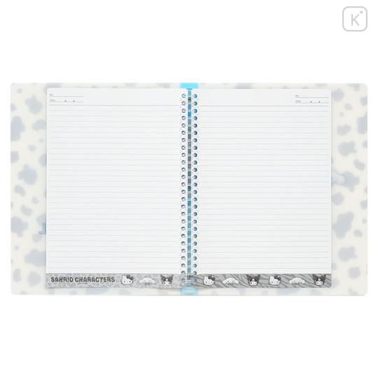 Japan Sanrio Original B5 26 Hole Binder - Cinnamoroll : Monotone Animal - 3