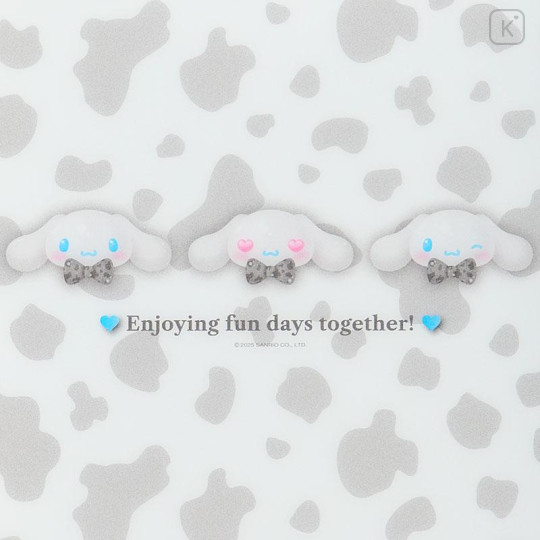 Japan Sanrio Original B5 26 Hole Binder - Cinnamoroll : Monotone Animal - 5