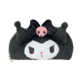 Japan Sanrio Original Fluffy Plush Pen Case - Kuromi : Monotone Animal - 1